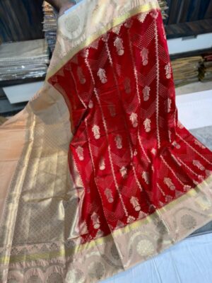 Banarasi Raw mango  soft silk fabric saree Diwali special