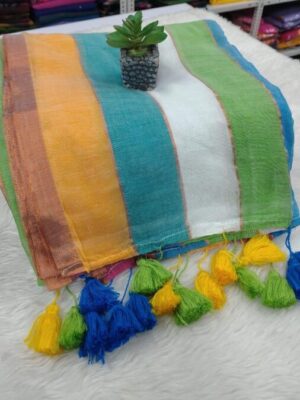 Rainbow saree