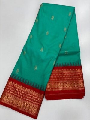 Semi Gadwal (Sea Green)