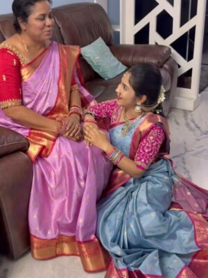Banarasi semi gadwal sarees