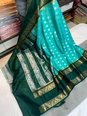 Beautiful Banarasi dybl dupion fabric saree