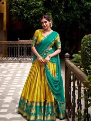 Poly Cotton Half Saree