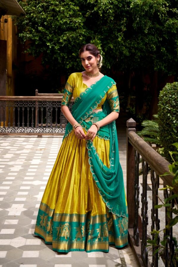 Poly Cotton Half Saree