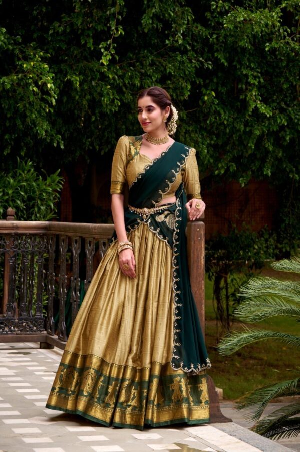 Poly Cotton Half Saree - Image 8