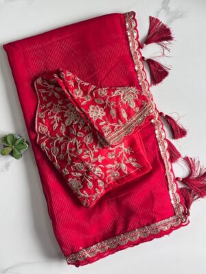 Pure Chiffon Georgette saree