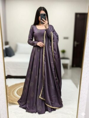 launching exclusive festivals and functional wear outfit This outfit made Premium rangoli silk fabric with beautiful flowers beads aari work and matching  same rangoli dupatta with beautiful lace work