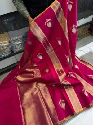 Banarasi Rao mango soft silk fabric saree