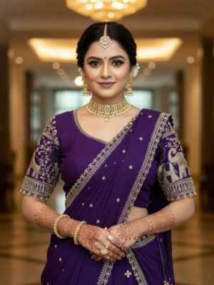 Party wear half saree with complete ready to wear with fancy crush fabric with blooming colors with same color Duppata with four side worked finishing