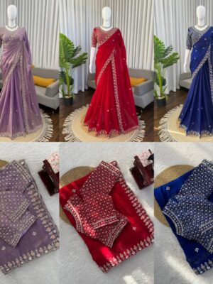 Designer Saree with Beds– Elegance Redefined