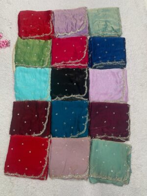 Fandy sattin  With Beautiful Khatli Cut Dana Handwork Along With Hand Diamond Work*