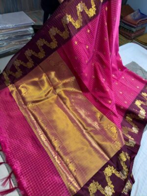 Banarasi soft silk fabric