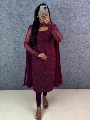 Launching New Designer party wear kurti with dupatta