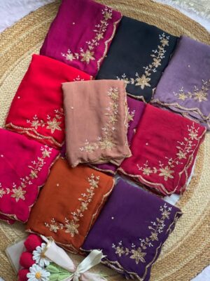 Catalog - Shree mocha Handwork saree