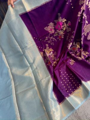 Bnarasi viskos soft silk fabric saree
